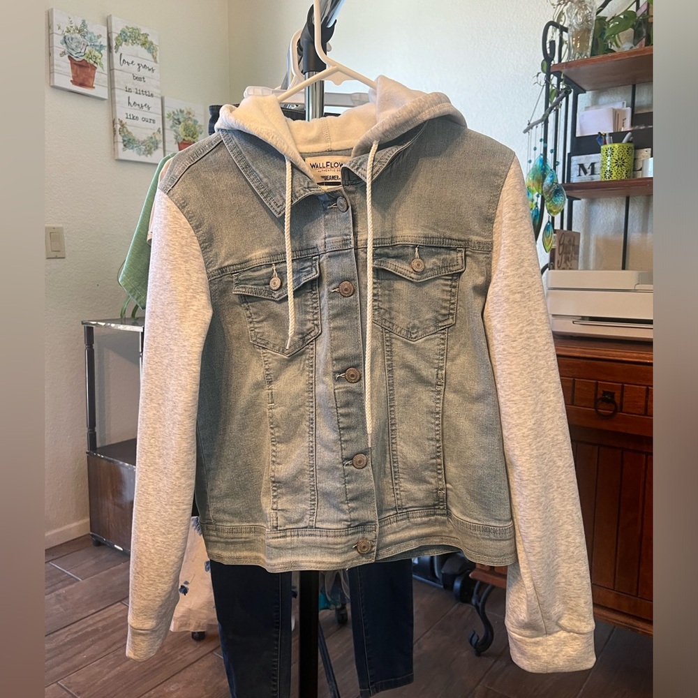 Hooded Denim Jacket